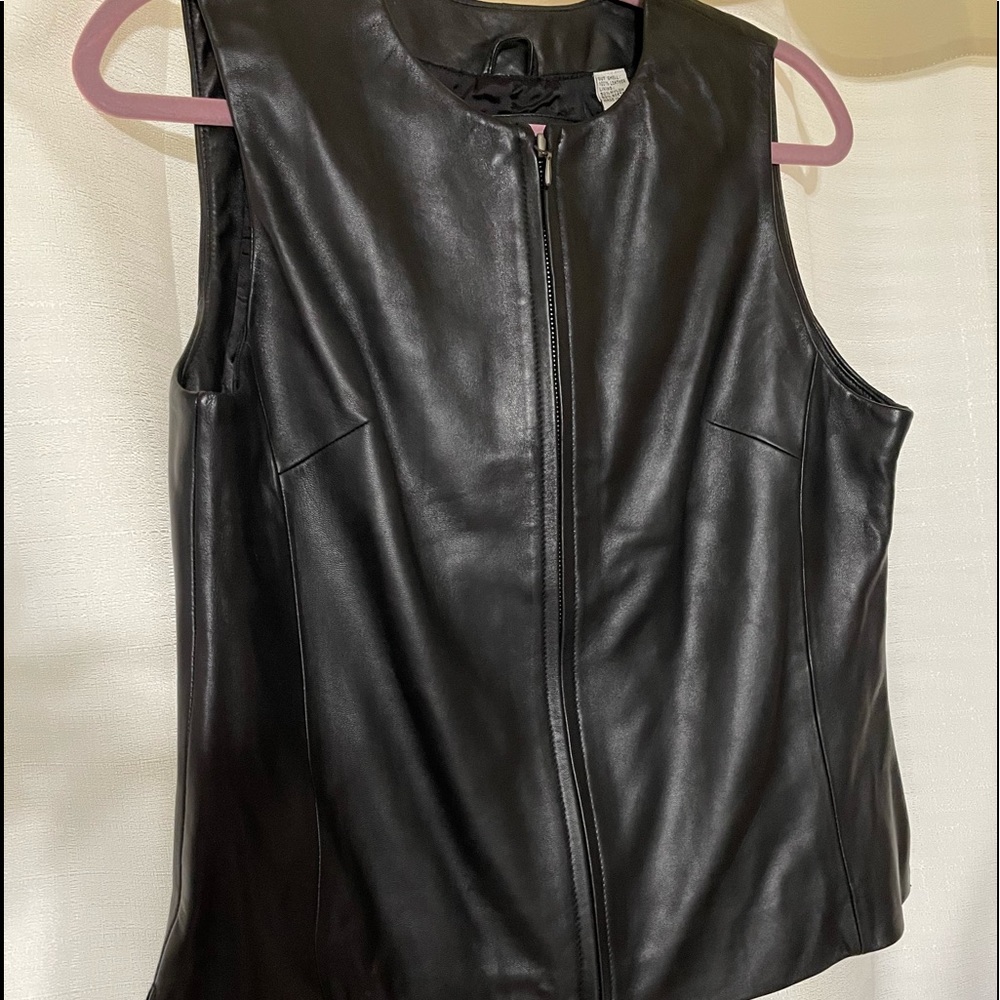 100% Leather Vest